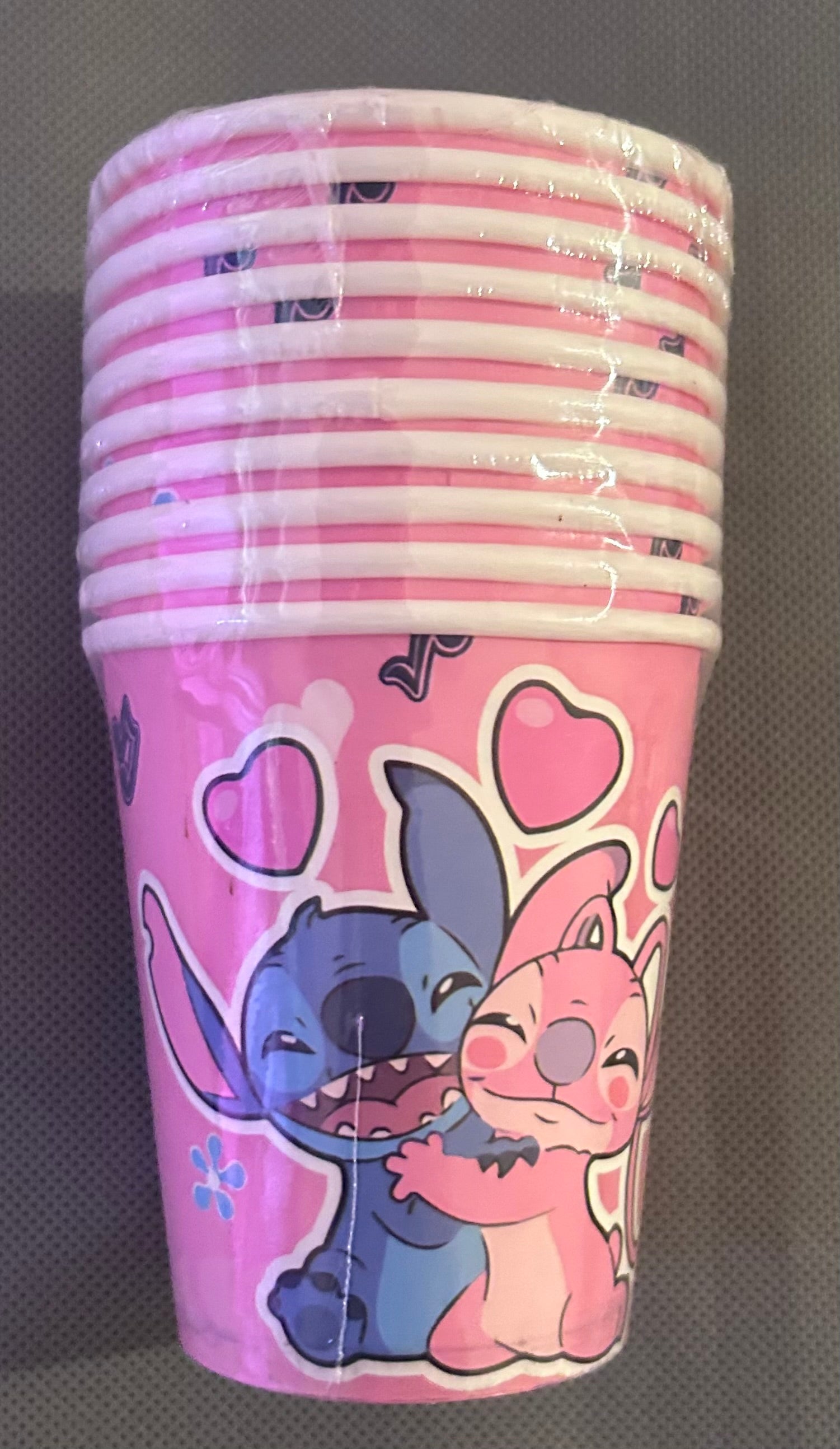 Stitch pink party set