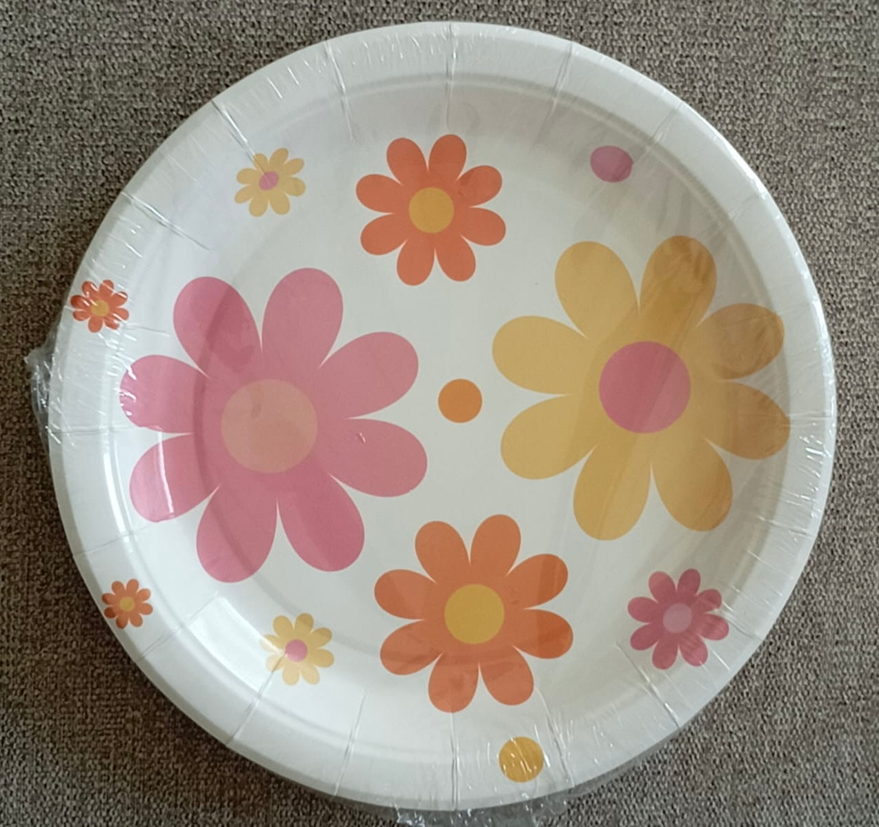 Daisy Flowers pink party set