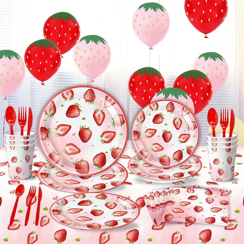 Strawberry party set