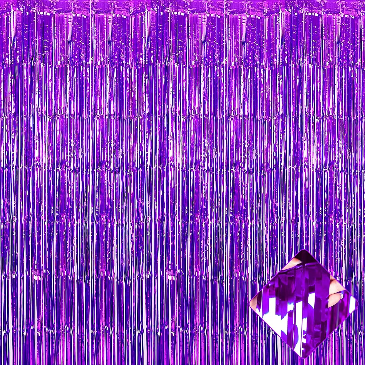 Foil curtains backdrop 1m*2m