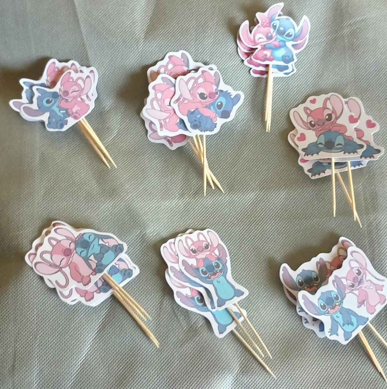 Stitch pink & blue party set