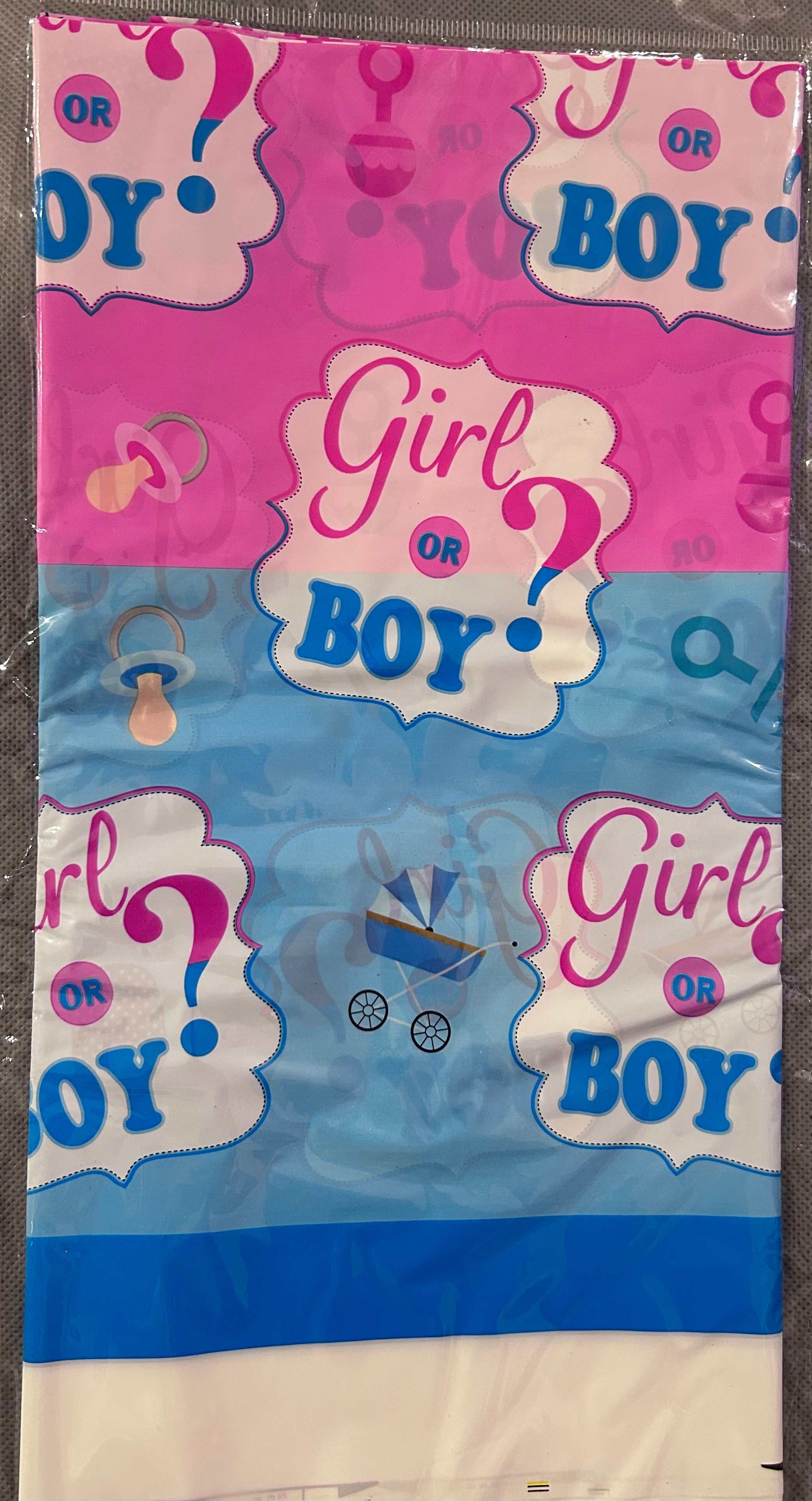 Gender reveal (girl or boy) party set
