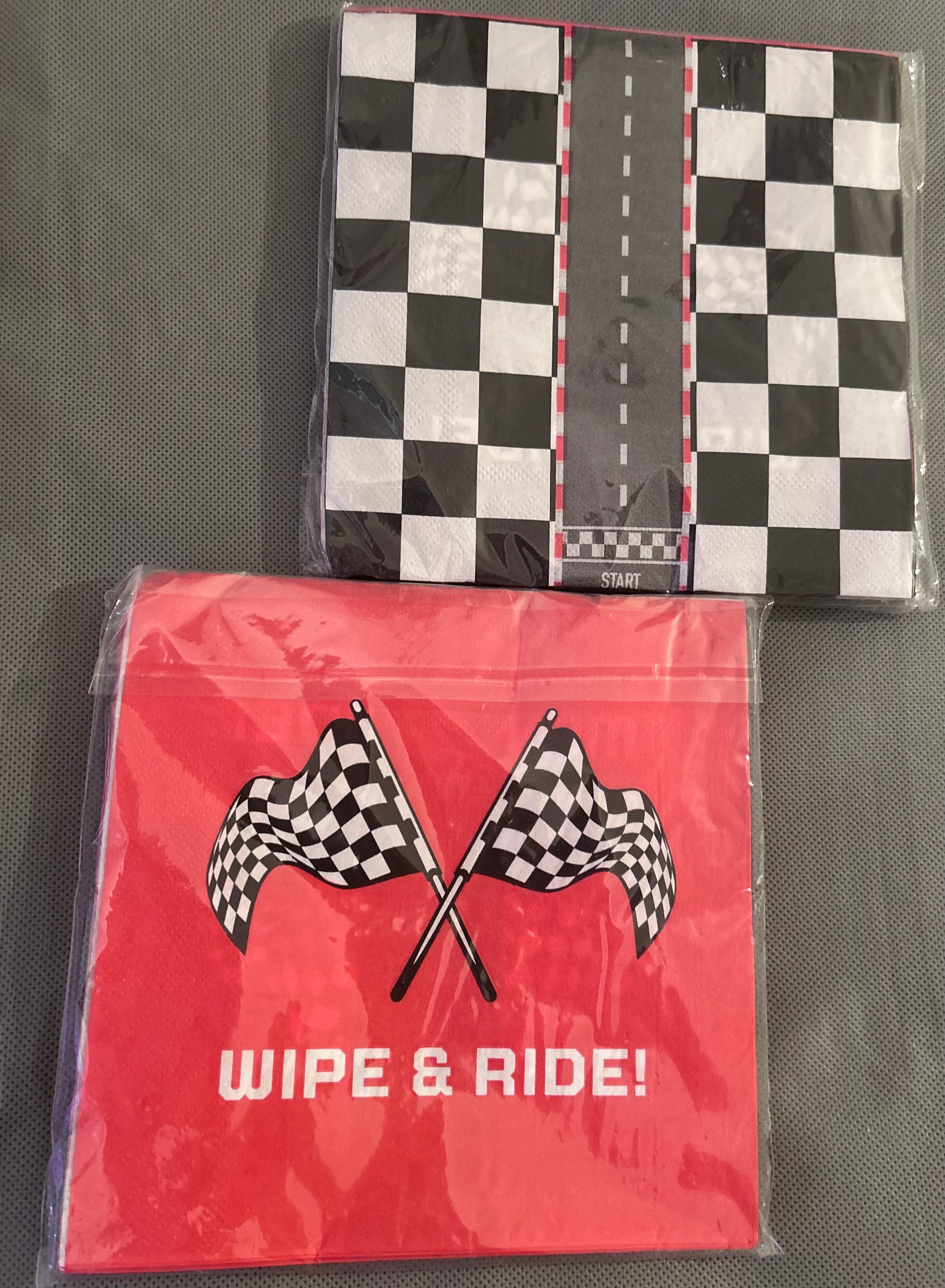 Racing car party set