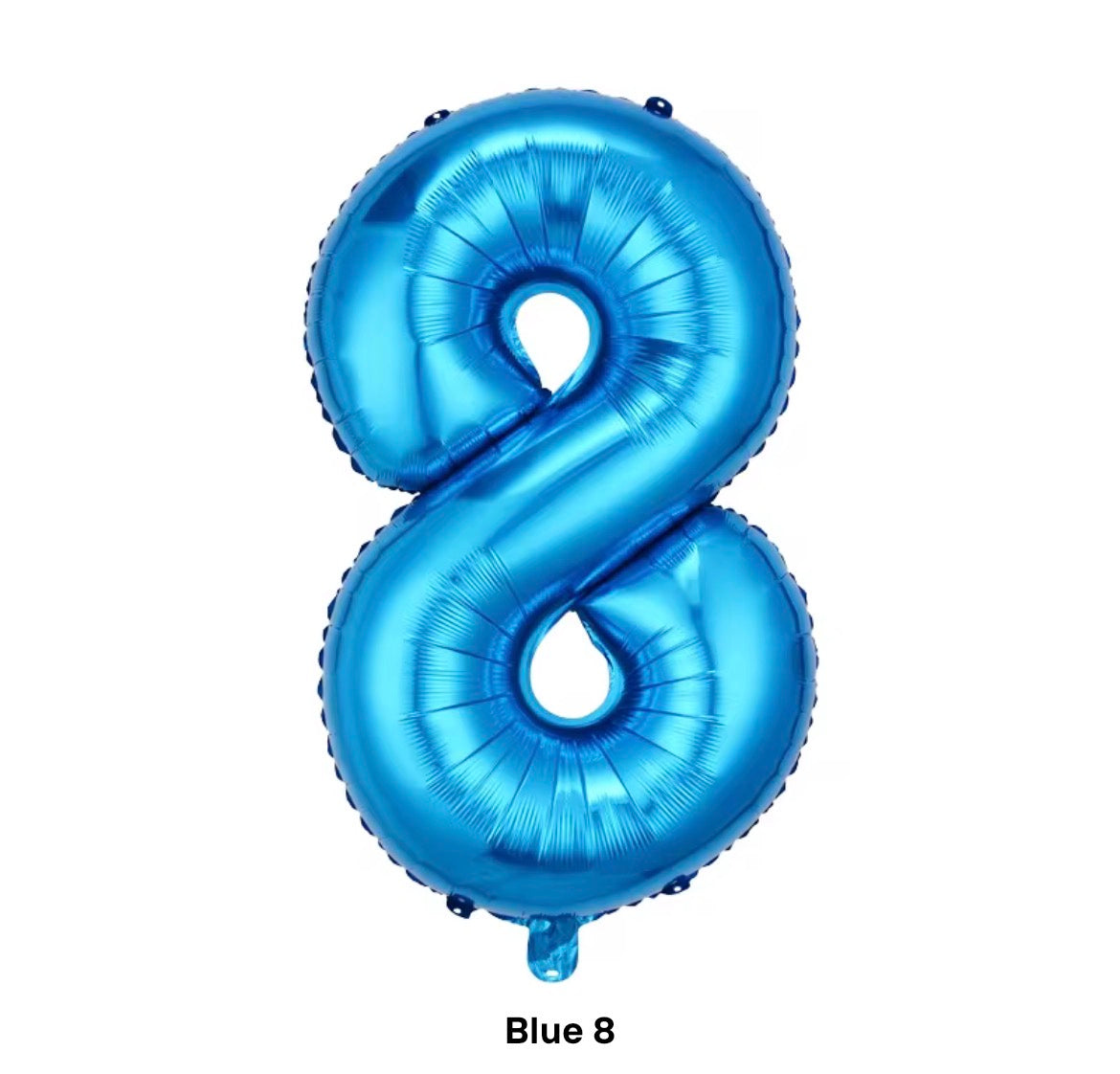 Blue Number balloons