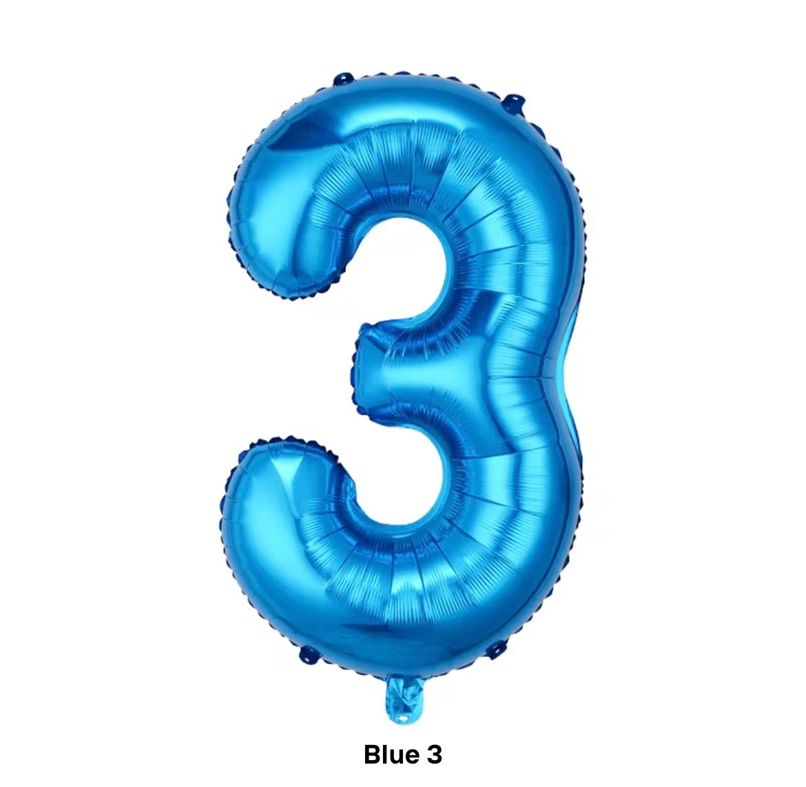 Blue Number balloons