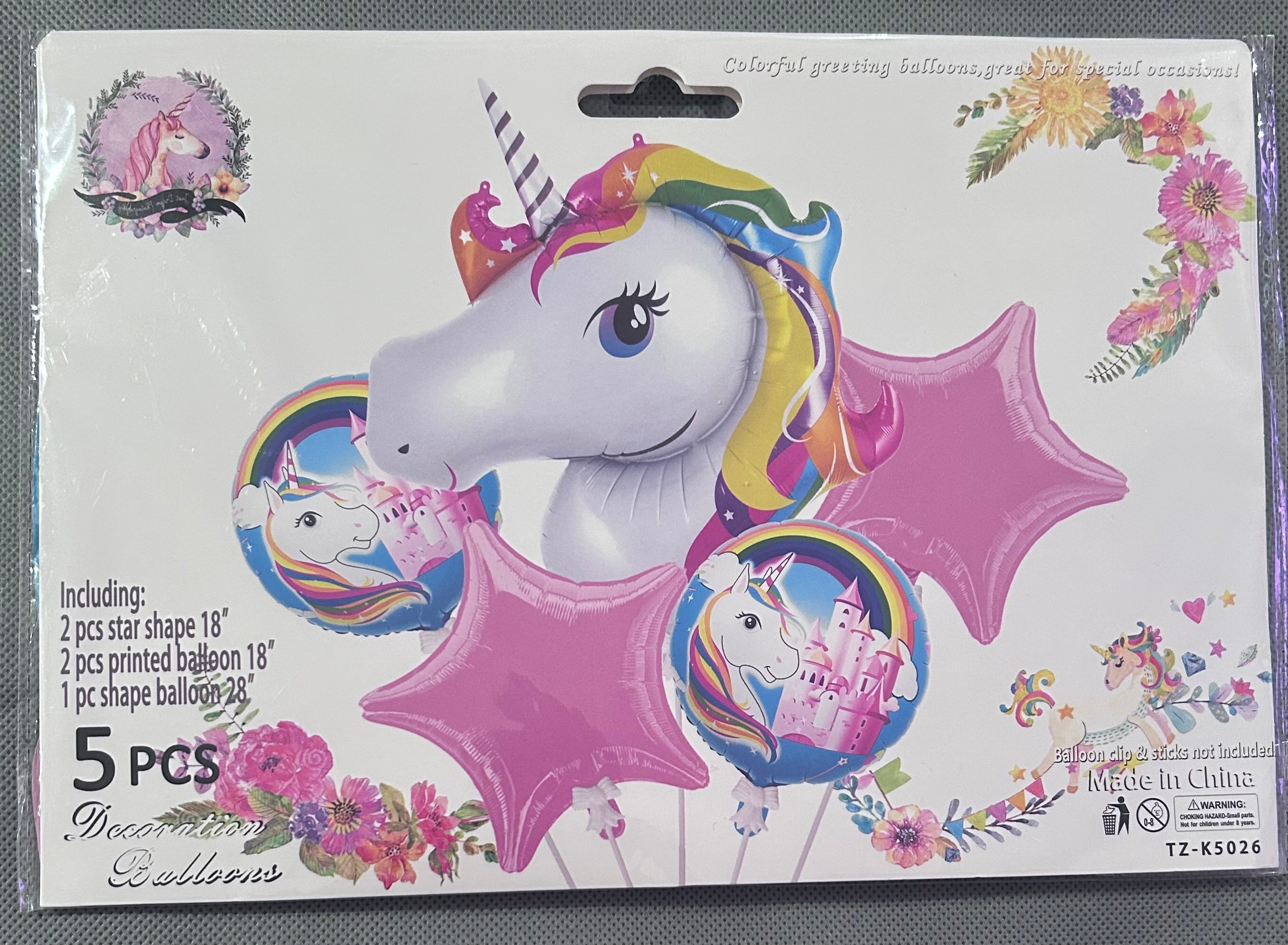 Unicorn party set