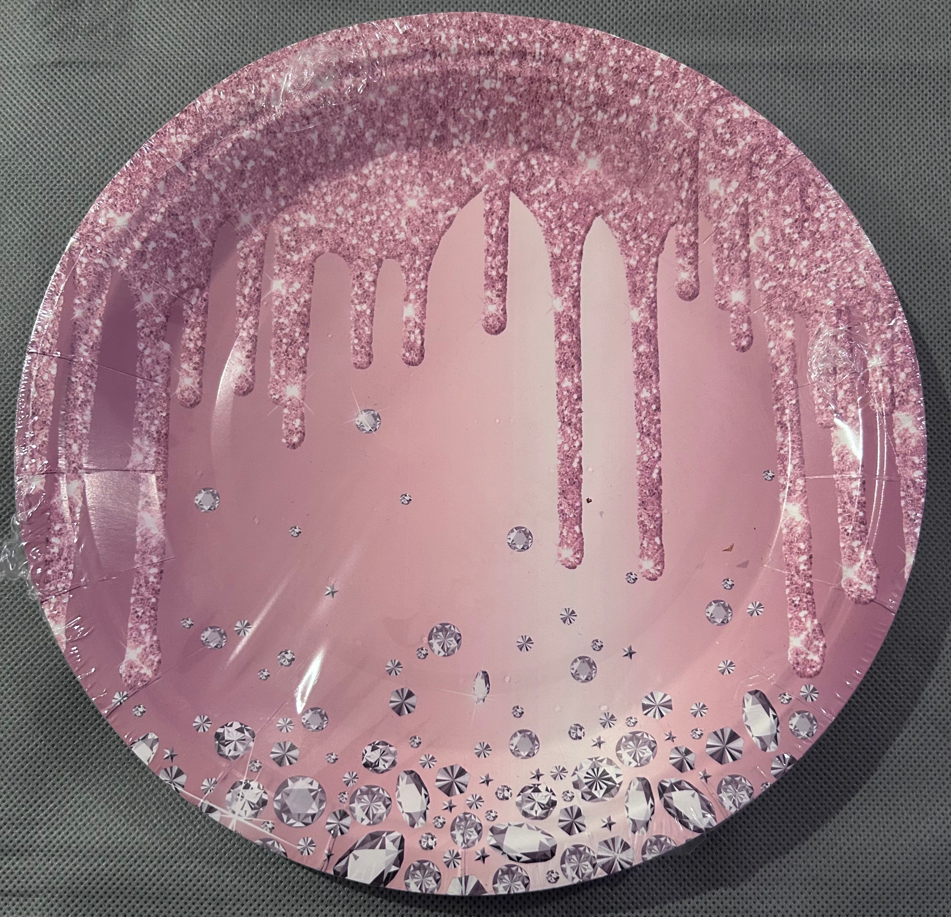 Rose gold diamond party set