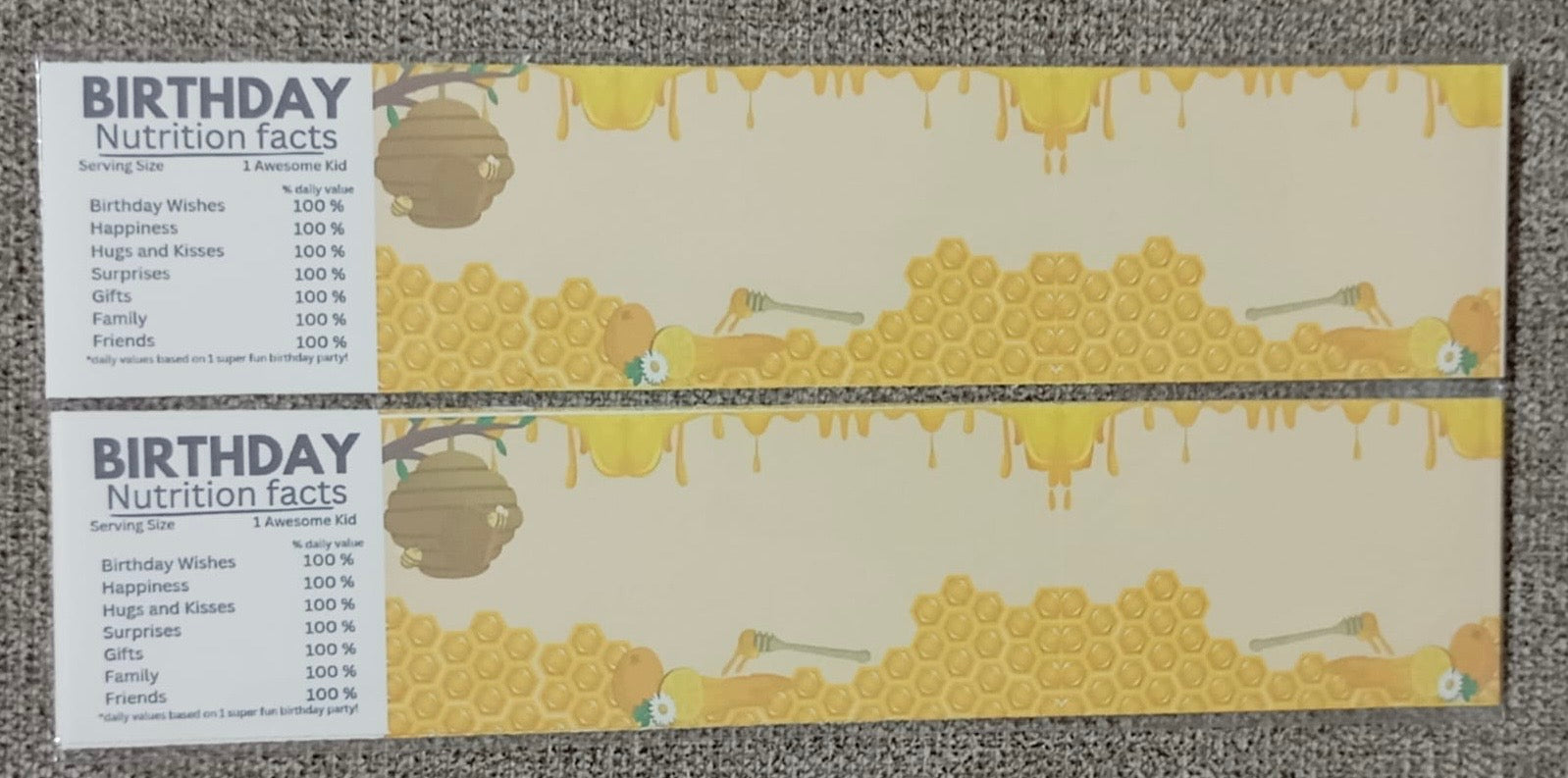 Honey and bee party set