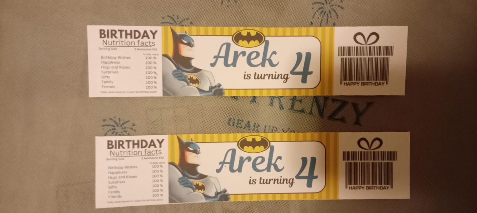 Batman party set