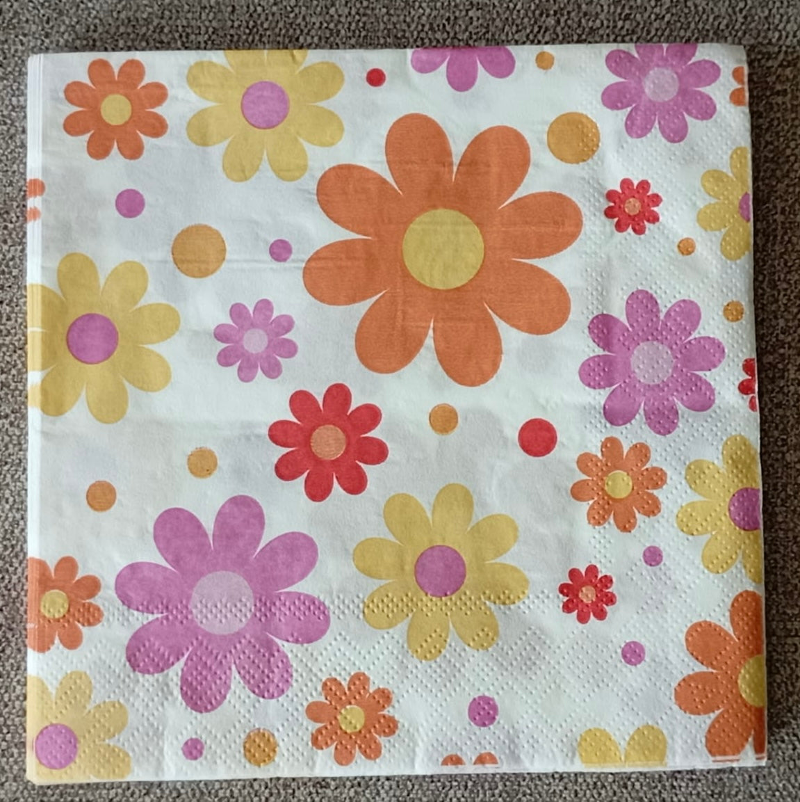 Daisy Flowers pink party set