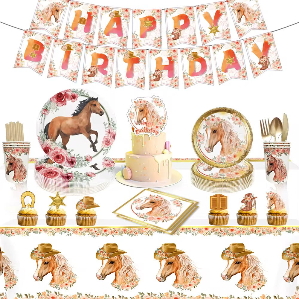 Horse party set