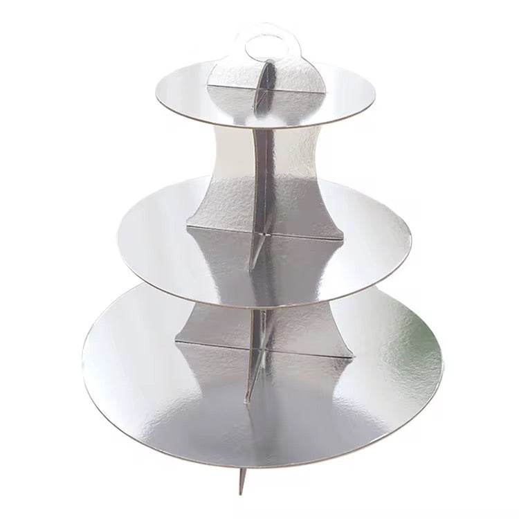 Colored cupcake stand
