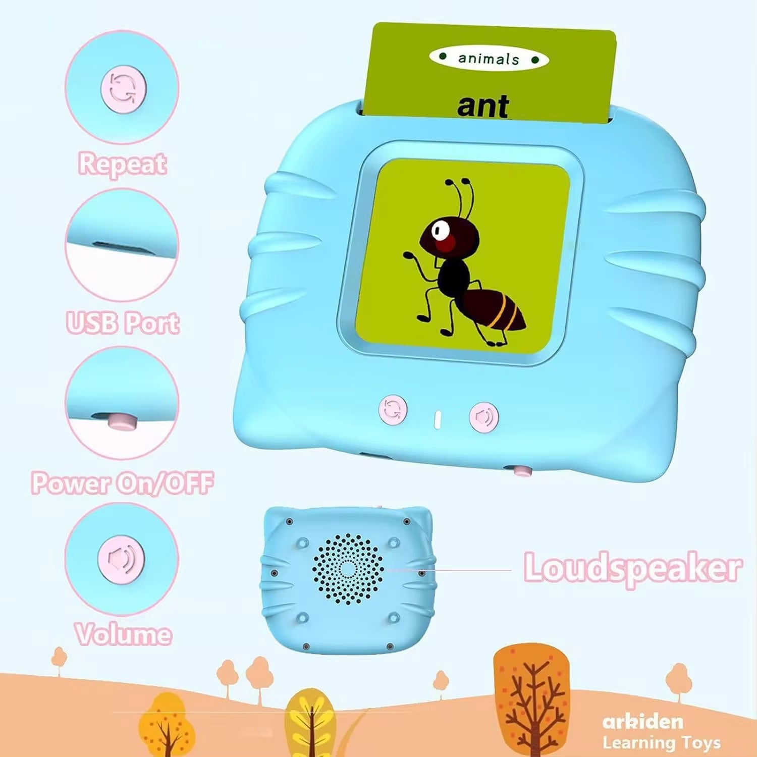 Early educational words learning (255 cards)