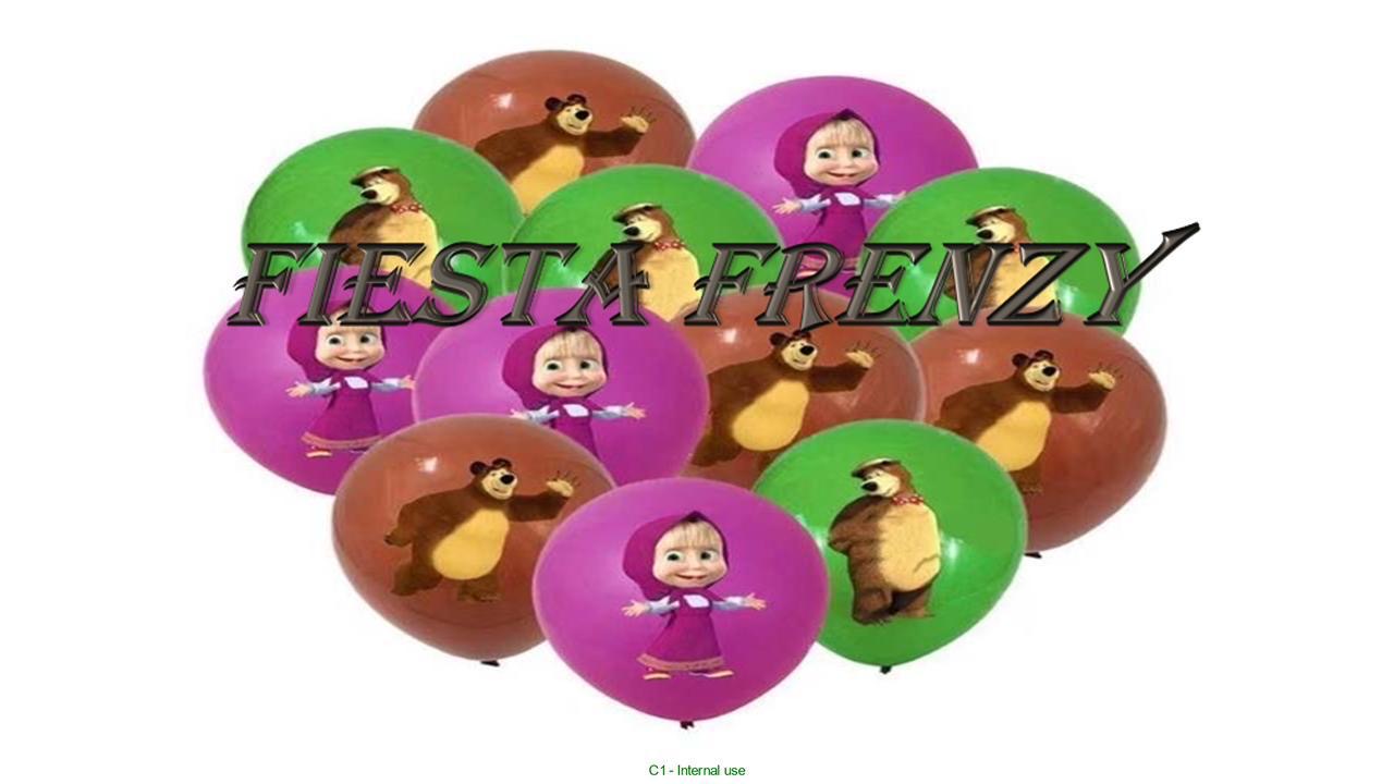 Masha and the bear party set