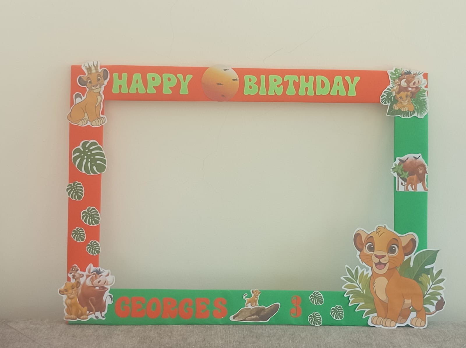 Simba the lion king party set