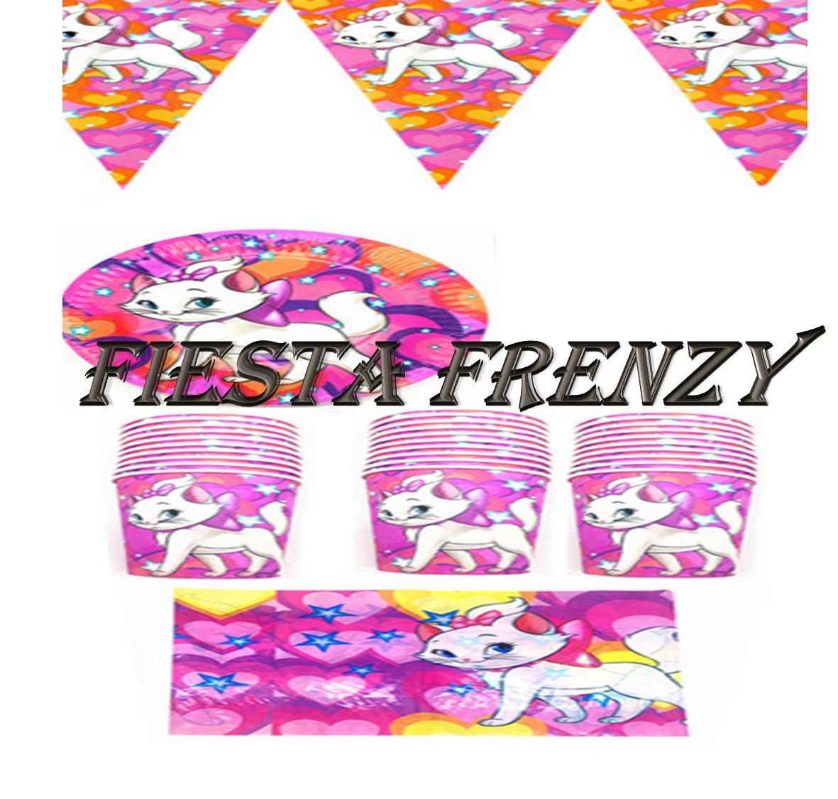 Marie cat party set