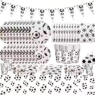 Football black and white party set