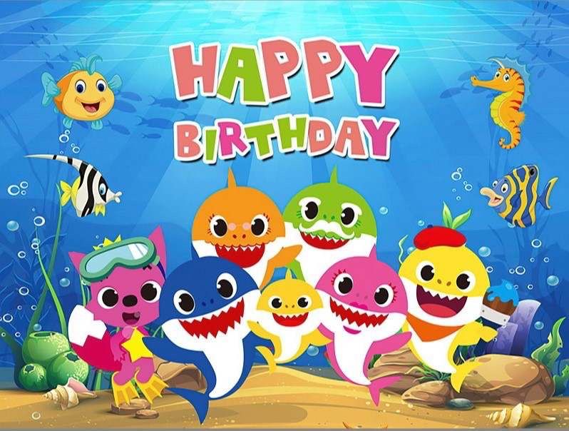 Baby shark party set