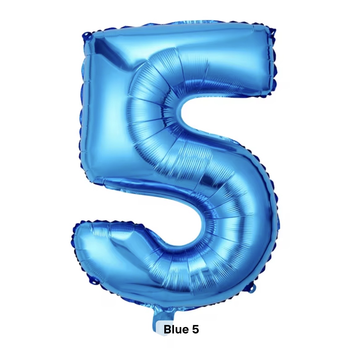 Blue Number balloons