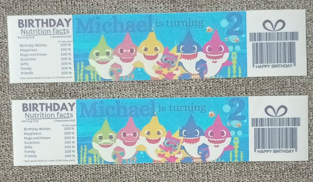 Baby shark party set
